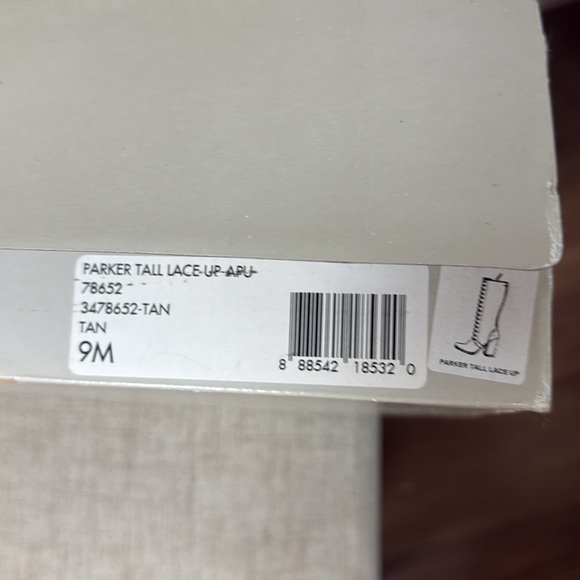 FRYE parker lace up leather tall heeled boots size 9🎀UNICORN 🎀 - Picture 9 of 10